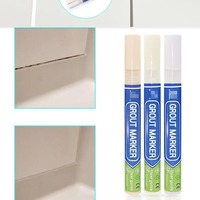 Stylo de retouche pour carrelage, marqueur permanent imperméable pour la réparation et le nettoyage des joints muraux et de sol de salle de bain