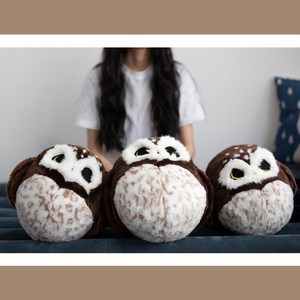 Jouets en peluche personnalisés en gros Poupées Brid Animal à fourrure Jouet en peluche hibou - Product Image 5