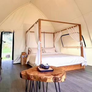 Tienda de campaña de lujo para exteriores, tienda de campaña de estilo hotelero, tipo de refuerzo recto, Red de acampada escénica roja, puntos de acampada directa de fábrica - Product Image 4