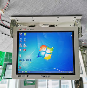 QZ-1502 montaggio a 15 pollici del tetto Flip down <span class=keywords><strong>monitor</strong></span> <span class=keywords><strong>Monitor</strong></span> <span class=keywords><strong>monitor</strong></span> montato a soffitto Bus LCD TV - Product Image 4
