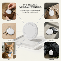 Localizador GPS Inteligente para el Hogar y Viajes, Resistente al Agua IP6X, Antipérdida con Control Remoto para Personas Mayores, Equipaje, Llaves y Bolsos