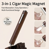 Nouveau stylo aimanté multifonction TSZS pour ongles effet œil de chat, baguette magnétique puissante, outil d'art ongulaire œil de chat pour salon de manucure, vente en gros