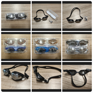 Lunettes de natation anti-buée, étanches, en silicone, avec lentilles en PC, universelles pour adultes - Product Image 3