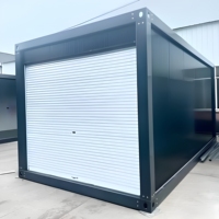 Moderno Garage Portatile Pieghevole da 20 Piedi, Prefabbricato Modulare, Riparo Mobile per Auto