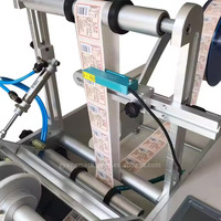 Machine électronique semi-automatique d'applicateur d'étiquetage de bouteille ronde en plastique de bureau pour des bouteilles d'eau minérale de bouteille de bière