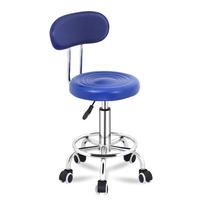 Chaise de bureau de chaise de laboratoire d'ordinateur de tabouret pour le dentiste/barbier/laboratoire avec le petit dossier