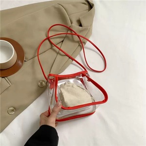 <span class=keywords><strong>Sac</strong></span> à bandoulière transparent en PVC brillant pour adolescentes, pochette mignonne, approuvé pour les stades, concerts, événements sportifs et festivals, avec fermeture éclair et une seule sangle - Product Image 5