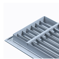 Sortie d'air conditionné / évent d'évacuation pour climatiseur split, déflecteur d'air en aluminium et acier pour plafond, taille personnalisable