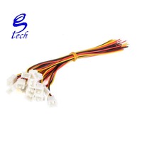 XH2.54 2,54mm XH enchufe macho hembra Cable de carga de batería JST 20CM 1007-26 AWG Cable conector terminales de batería de coche