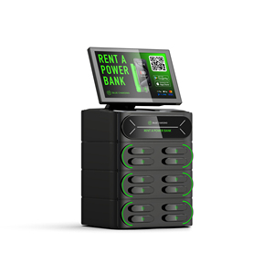 Casier de recharge interactif pour téléphones à 12 emplacements avec écran 10,1 pouces et <span class=keywords><strong>terminal</strong></span> de paiement intelligent POS pour KTV, bars, halls et salons - Product Image 2