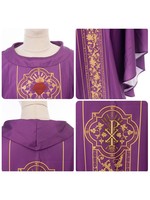 Neue Vintage Mittelalterliche Priesterrobe Umhang Soutane Bedrucktes Kirchenkleid Unisex Bühnenkostüm für Geistliche