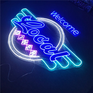 แผ่นป้ายไฟ<span class=keywords><strong>นีออน</strong></span> Led สะท้อนแสงสำหรับร้านอาหาร,ชิปปลาด้านข้างกันน้ำได้กำหนดได้เอง - Product Image 2
