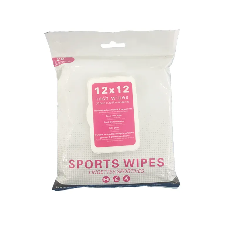Bamboo Sports Wipes New Bloom Scented Personal Cleaning Wipes With Aloe Chamomile Body Flushable Wet Wipes