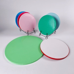 SunShine Wholesalers – Base à gâteau ronde, carrée ou rectangulaire en carton, dorée et blanche, la plus vendue et très résistante - Product Image 2
