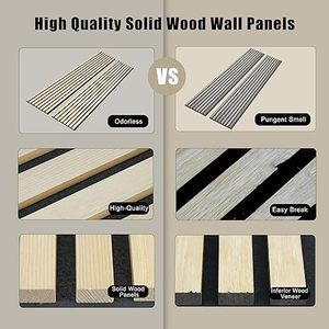 Goodsound Design moderno legno e poliestere acustica decorazione da parete insonorizzata bordo lamelle pannelli acustici per l'isolamento acustico - Product Image 4