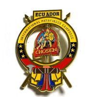 Épinglette/Badge en métal émaillé (dur ou souple) personnalisé avec logo classique du Club International Pathfinder Camporee Adventist, directement de l'usine