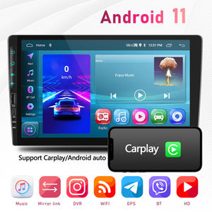 Podofo 9 ''2 + 32G Android 11 Car Radio Car Stereo Frame para <span class=keywords><strong>Kia</strong></span> <span class=keywords><strong>Sorento</strong></span> 2004-2008 CarPlay Android Auto <span class=keywords><strong>GPS</strong></span> WiFi BT FM/RDS - Product Image 2