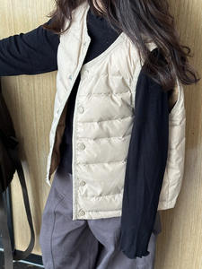 2024 usine en gros automne hiver enfants vêtements solide <span class=keywords><strong>doudoune</strong></span> <span class=keywords><strong>sans</strong></span> manches épaississement coton bébé garçon fille gilet manteau - Product Image 5