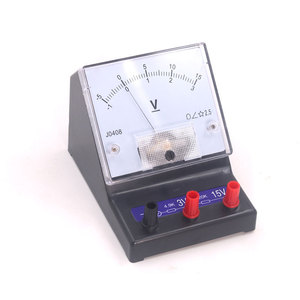 Instrumento de Enseñanza Dejurenhe J0408, Voltímetro de CC de 15V Máx. para Estudiantes de Secundaria/Preparatoria, Medidor de Puntero Duradero - Product Image 3