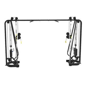 Hot Sale High Quality Gym Fitness Equipment Adjustable Cable Pulley Power Rack Cable Crossover Machine