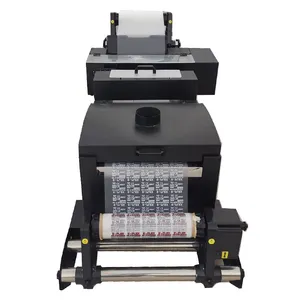 Stampante a getto d'inchiostro A3 a prezzo ragionevole All in One stampanti L1800 con macchina per agitare la polvere Dtf per stampa Dtf di t-shirt in tessuto