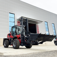 Chariot élévateur tout-terrain robuste 3,5 à 7 tonnes, moteur japonais entièrement hydraulique, prix du chariot élévateur diesel agricole, livraison gratuite