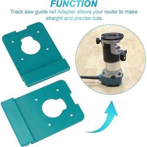 Adaptateur de rail DIN pour routeur Makita XTR01Z RT0700C RT0701C, prise ABS, utilisation domestique - Product Image 4