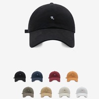 Nueva Gorra de Béisbol de 5 Paneles con Bordado de Letras y Diseño Étnico de Puntos para Mujer, Estilo Coreano de Alta Calidad