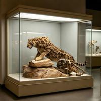 Mikroklimatisierte Museumsvitrinen und Freistehende Antireflexions-Glasvitrinen für Naturhistorische Museen