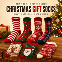 Chaussettes de Noël en coton respirant à séchage rapide pour hommes et femmes, style automne, motif dessin animé drôle, Père Noël, bonhomme de neige, renne