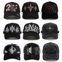 Casquette de baseball streetwear personnalisée G5 Magician Graphic en daim, casquettes originales, casquettes à visière incurvée, casquettes de baseball à strass