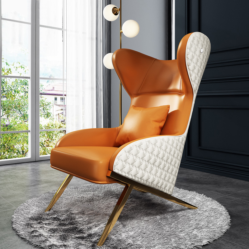 Nordic Leisure Single Sofa Chair pink