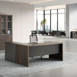 Escritorio Administrativo en Forma de L, Conciso, de Lujo Ligero, Moderno, para Gerente <span class=keywords><strong>General</strong></span>, Director Administrativo - Product Image 6