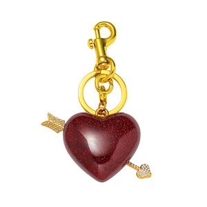 Llavero con Colgante de Corazón Rojo de la Serie Dulce y Linda, de Moda, Accesorio para Bolso, Regalo para Niña, Joyería al por Mayor, Venta Caliente 2026 - Product Image 5