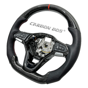 Nhà Máy bán hàng trực tiếp Chất lượng cao đen sợi carbon xe tay lái chấp nhận bất kỳ tùy biến cho Volkswagen MK5 MK6 MK7 MK8 - Product Image 1