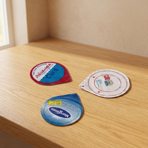 Couvercles d'induction imprimés de qualité alimentaire pour gobelets et contenants en plastique – Couvercles d'étanchéité par induction en aluminium de qualité supérieure pour plastique - Product Image 3
