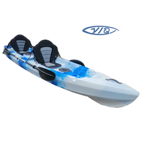 Rotomoda double 2 personnes assis sur le dessus pêche pêcheur canoë kayak bateau