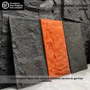 Panel de Piedra Artificial de Imitación de Piedra PU, Panel de Pared para Hoteles, Panel de Pared de Espuma PU 1200*600*120 - Product Image 3