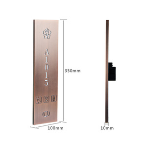 Plaque de porte de <span class=keywords><strong>chambre</strong></span> <span class=keywords><strong>d</strong></span>'<span class=keywords><strong>hôtel</strong></span> exquise avec sonnette intégrée, multifonctionnelle, compatible avec <span class=keywords><strong>la</strong></span> connexion Internet et les logiciels hôteliers - Product Image 5