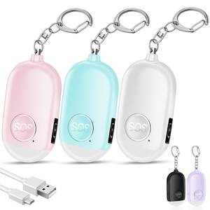 Alarma Personal Recargable Portátil de 130db para Defensa Personal, Seguridad y Protección, con Llavero - Product Image 5