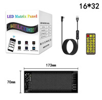 Pantalla LED Inteligente con Texto Animado Desplazable, Ojos de Demonio para Autos, Controlada por Aplicación, USB Flexible, Decoración Navideña para Interiores/Exteriores, Compras