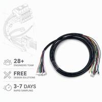 Faisceau de câblage industriel robuste pour panneau de commande avec connecteurs multipolaires pour fabricant d'équipements d'automatisation