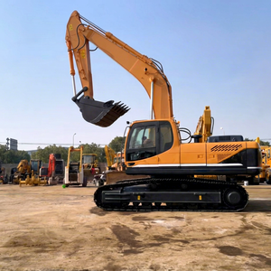 รถขุดไฮดรอลิก Hyundai 305LC-9T สีเหลือง เครื่องจักรก่อสร้างสำหรับงานหนัก อุปกรณ์ขุดเจาะสำหรับงานหนัก - Product Image 1
