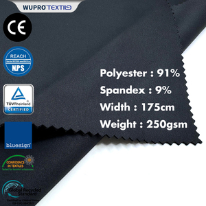 250gsm tüplü okul üniforması malzeme süper yumuşak 91 polyester 9 spandex baskı kumaş - Product Image 2