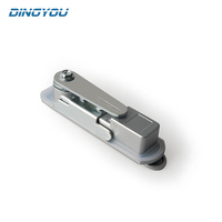 DINGYOU Prix de gros MS819 Serrure de meuble en alliage de zinc noir mat poli, étanche, double antivol, mot de passe à 3 chiffres