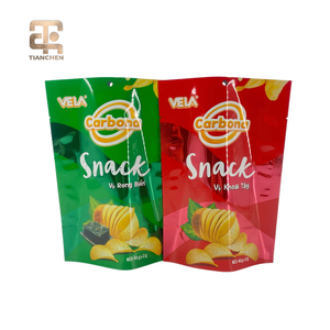 Sacs d'emballage alimentaire TC en PET/VMPET/PE laminé, impression en héliogravure personnalisée, thermoscellables, résistants à l'humidité, sachets jetables - Product Image 1