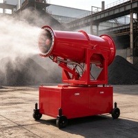 Canon à brouillard électrique pour voiture avec conception de transport pratique pour la gestion de la poussière urbaine