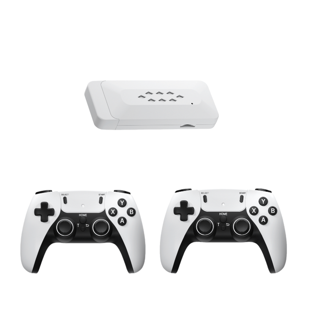 Top Deals M22 Game Stick 4K 64GB 30000+ Games 52 Simulators EMUIELEC System 2.4G Wireless Retro Classic Video Gaming Consoles