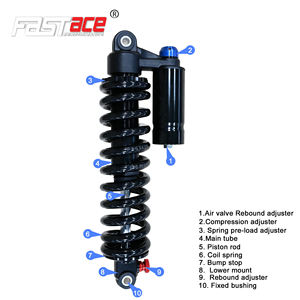 <span class=keywords><strong>Amortiguador</strong></span> Trasero Fastace BDA53RC de 265 mm, 450 y 550 Libras, para <span class=keywords><strong>Bicicleta</strong></span> Eléctrica Surron Light Bee Talaria Sting - Product Image 1