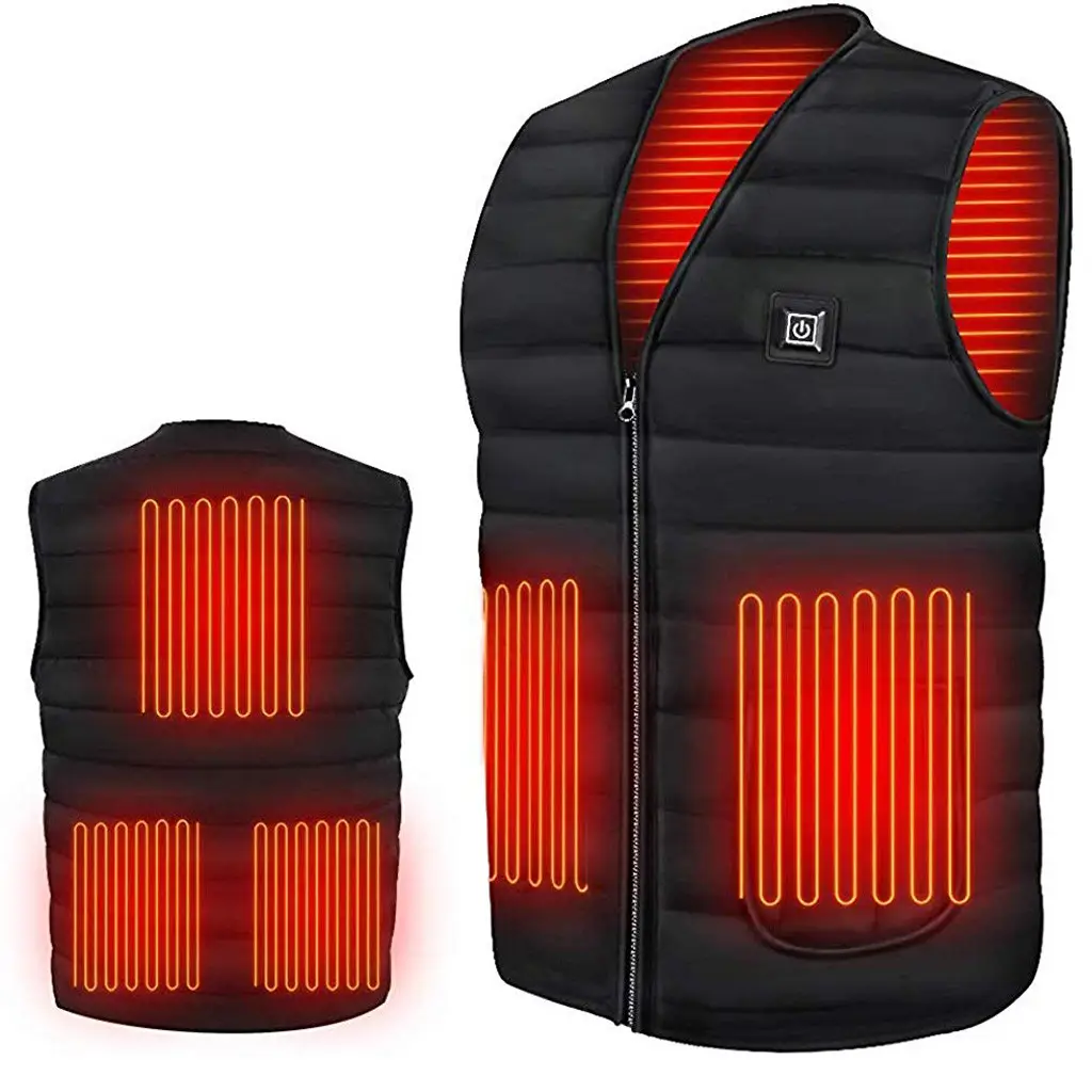 hot selling winter jackets intelligent usb chargeable thermally jacket heats vest heating suit for man or women